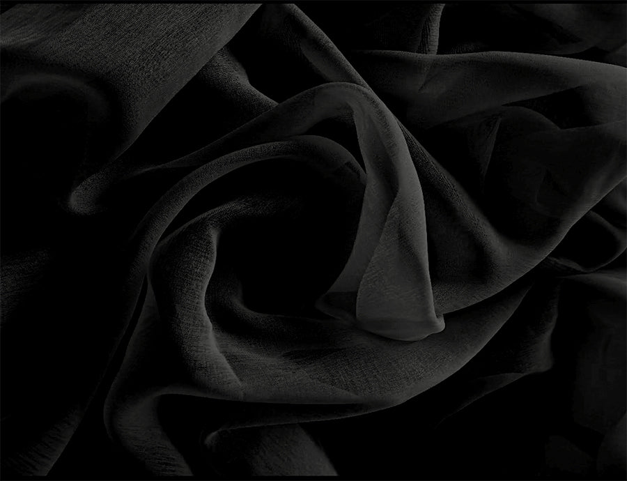 Sheer Voile Curtains 548cm wide 230cm Drop+30 Hooks Pinch Pleat New, Black