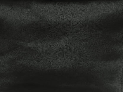 2 Long drop Sheer Voile Curtains 590cm wide 270cm Drop +Hooks Pinch Pleat  Black