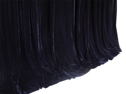 Long Large Thick Black Velvet Curtains 580x270cm+full liner,Blockout,Pinch Pleat