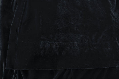 Long Large Thick Black Velvet Curtains 580x270cm+full liner,Blockout,Pinch Pleat