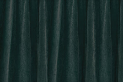 Large Thick Faux Mink Velvet Curtains 270x 230cm+15 Hooks Pinch Pleat, Green,New