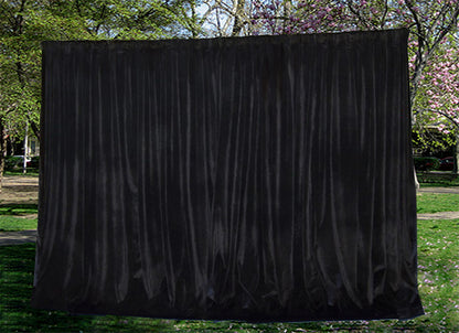 Large Thick Faux Mink Velvet Curtains Blockout 550x 230cm+Hook Pinch Pleat Black