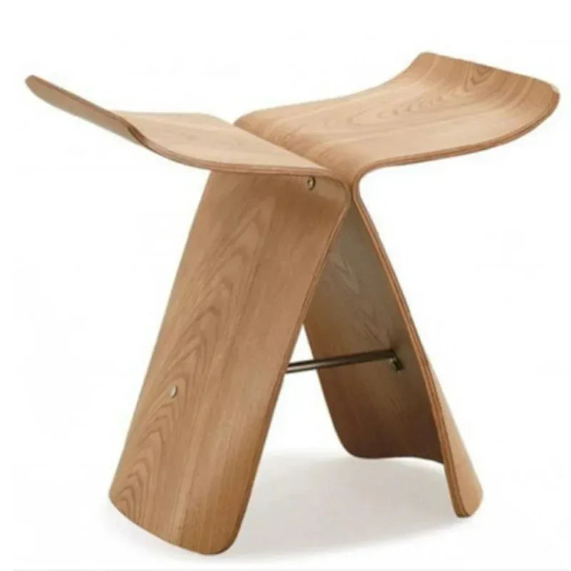 NNEOBA Creative Wood Butterfly Stool - Mekamart Australia