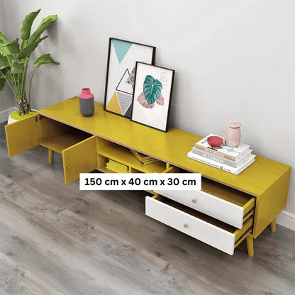NNECN Modern TV Stand Side table & Coffee Table package for Living Room