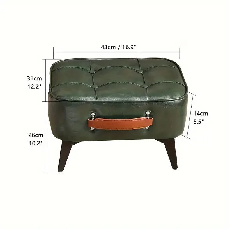 NNETM Super Soft Faux Leather Upholstered Seat - Green Black - Mekamart Australia