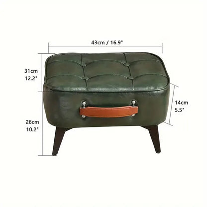 NNETM Super Soft Faux Leather Upholstered Seat - Green Black - Mekamart Australia