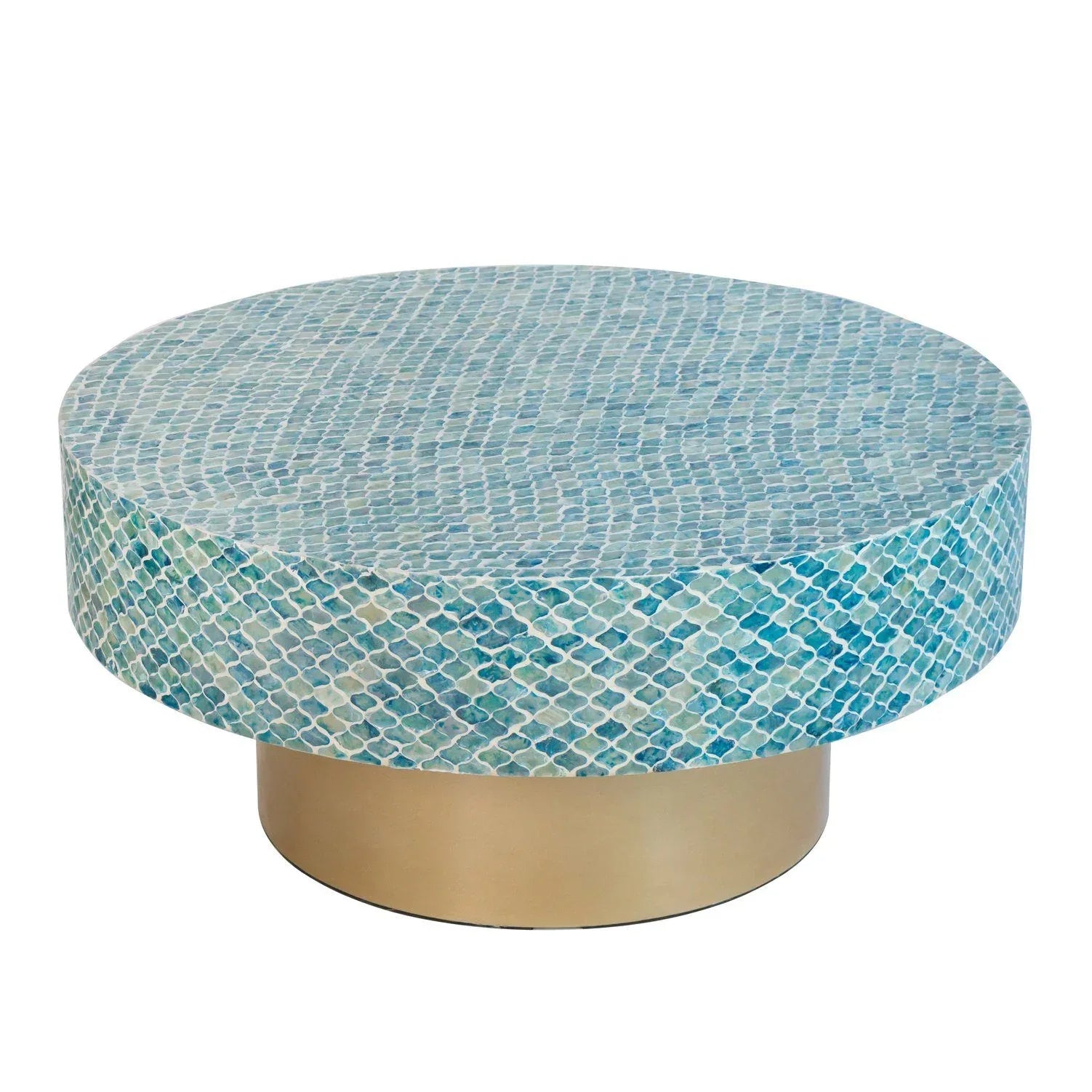 GOA SHELL COFFEE TABLE - Mekamart Australia