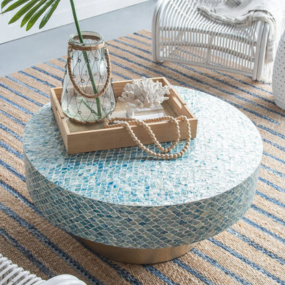 GOA SHELL COFFEE TABLE - Mekamart Australia