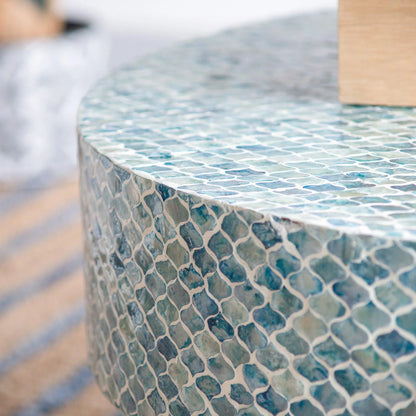 GOA SHELL COFFEE TABLE - Mekamart Australia
