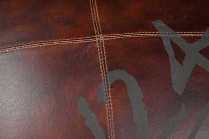 VINTAGE ROUND OTTOMAN - Mekamart Australia