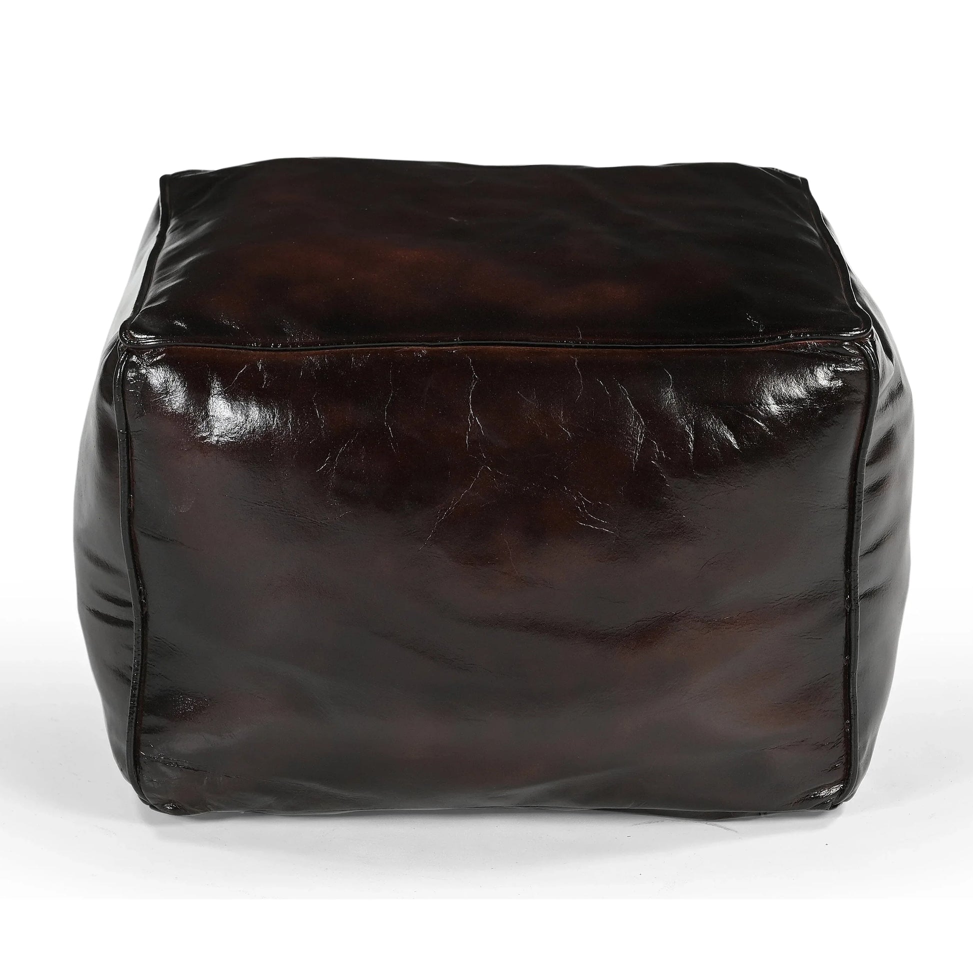 SQUARE CHOCOLATE OTTOMAN - Mekamart Australia