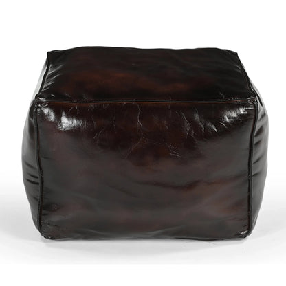 SQUARE CHOCOLATE OTTOMAN - Mekamart Australia