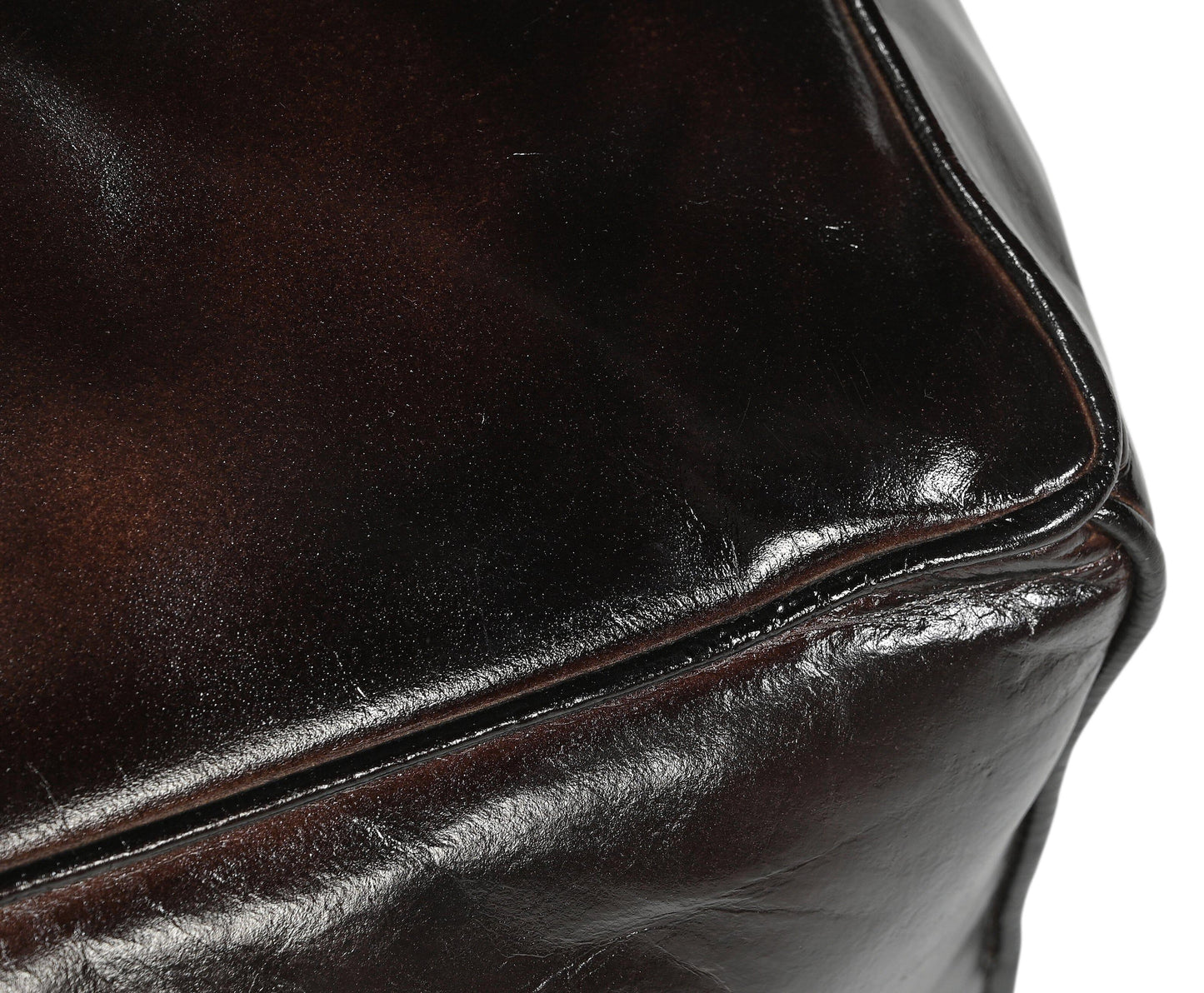 SQUARE CHOCOLATE OTTOMAN - Mekamart Australia