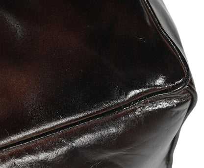 SQUARE CHOCOLATE OTTOMAN - Mekamart Australia