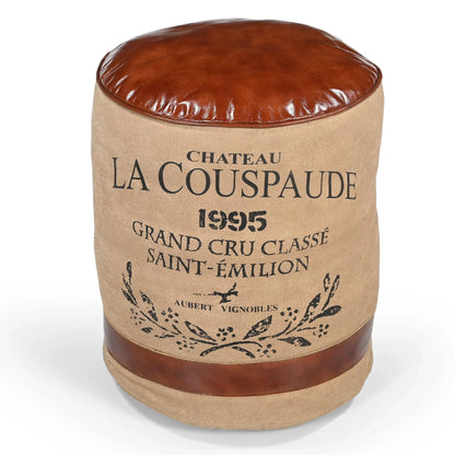 CHATEAU CANVAS OTTOMAN (THE CHARLOTTE) - Mekamart Australia