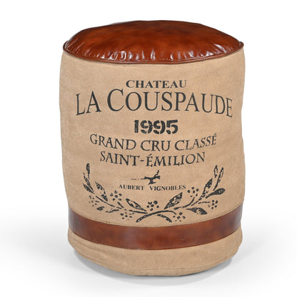 CHATEAU CANVAS OTTOMAN (THE CHARLOTTE) - Mekamart Australia