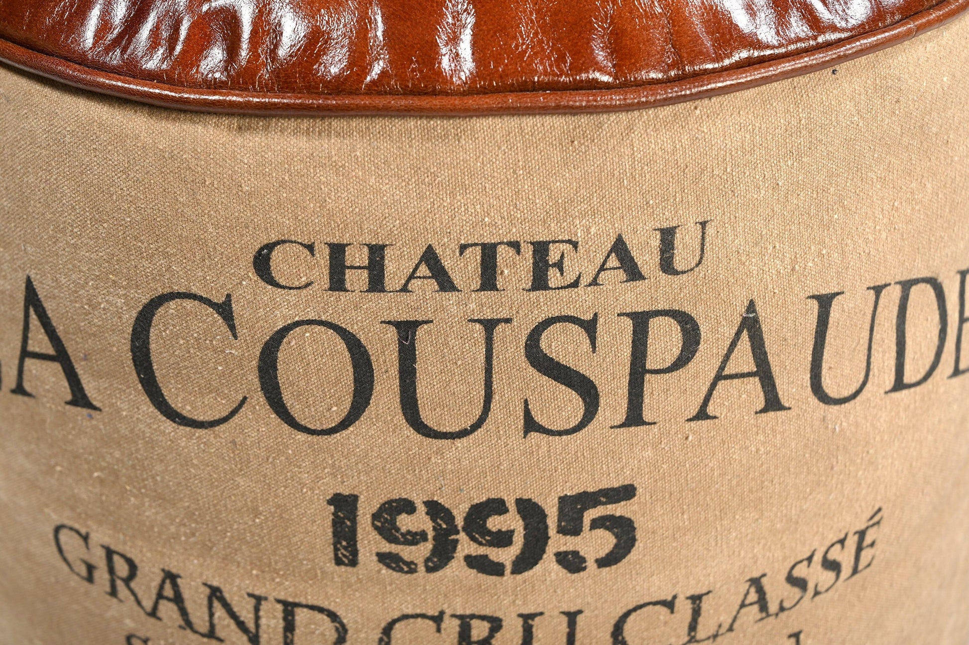 CHATEAU CANVAS OTTOMAN (THE CHARLOTTE) - Mekamart Australia