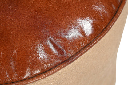 CHATEAU CANVAS OTTOMAN (THE CHARLOTTE) - Mekamart Australia