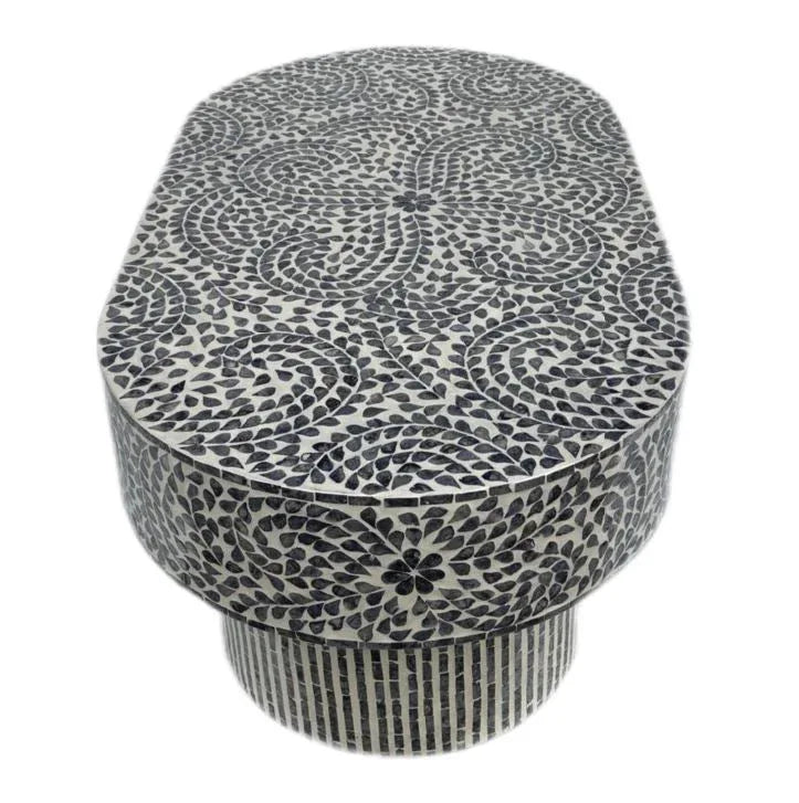 FLORAL MOTHER OF PEARL COFFEE TABLE - Mekamart Australia