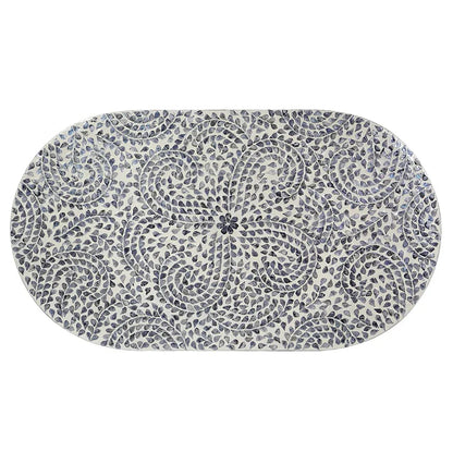 FLORAL MOTHER OF PEARL COFFEE TABLE - Mekamart Australia