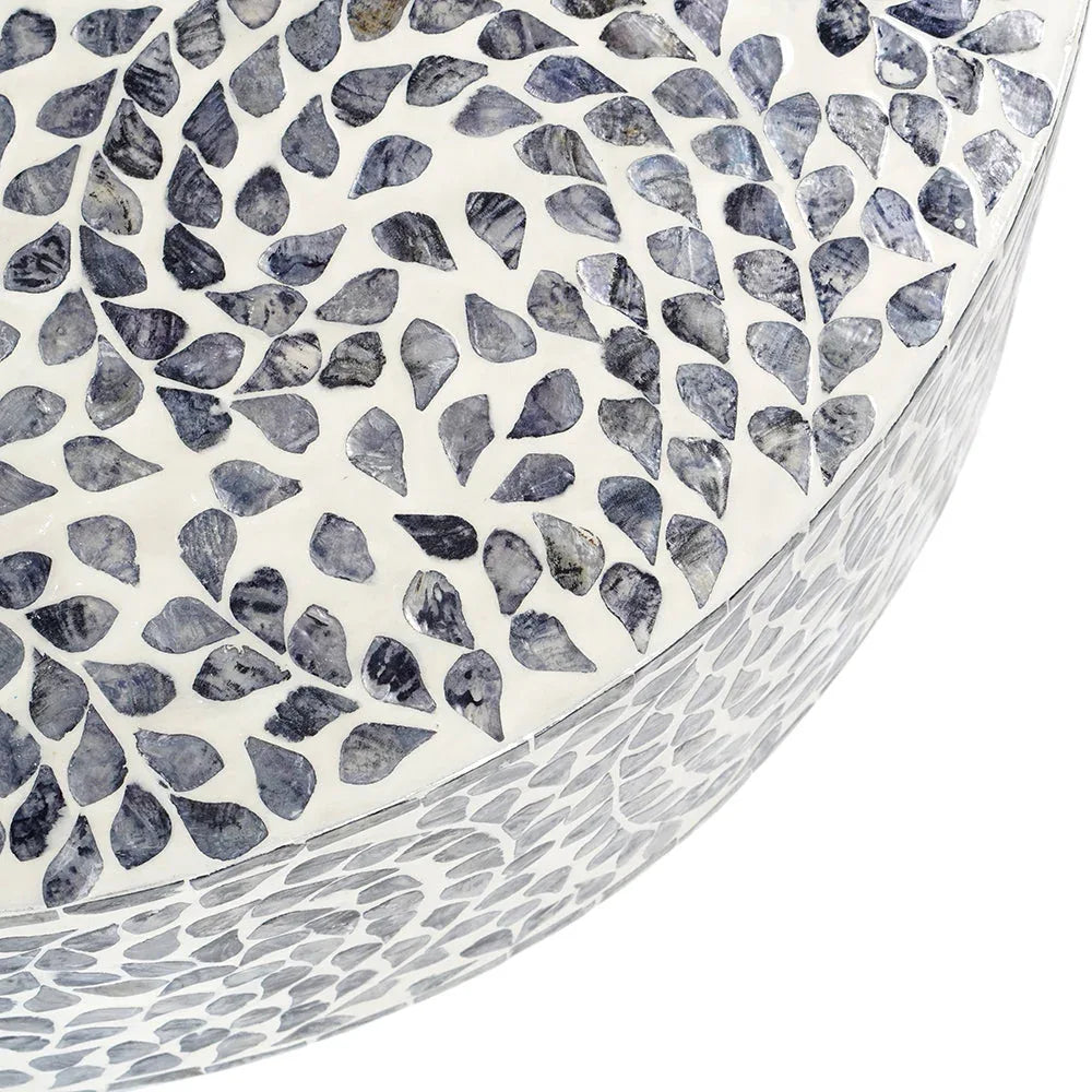 FLORAL MOTHER OF PEARL COFFEE TABLE - Mekamart Australia