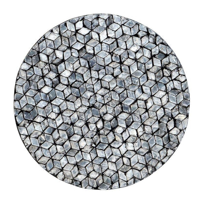 BLAKE CIRCULAR SHELL STOOL/SIDE TABLE - Mekamart Australia