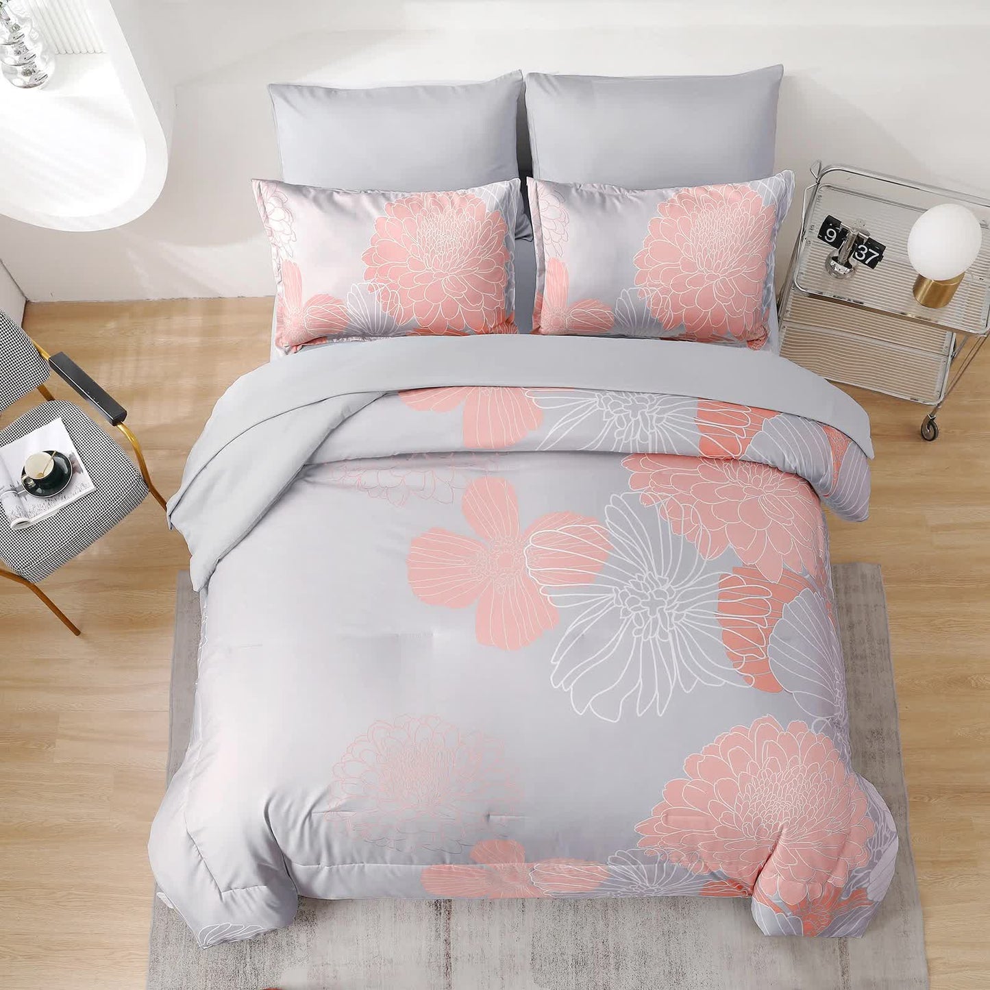 Zen Retreat Quilted Comforter Bundle – 3‑Piece Serenity Style