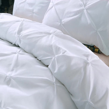 Minimal Mood white Comforter Collection – Modern 3‑Piece Set