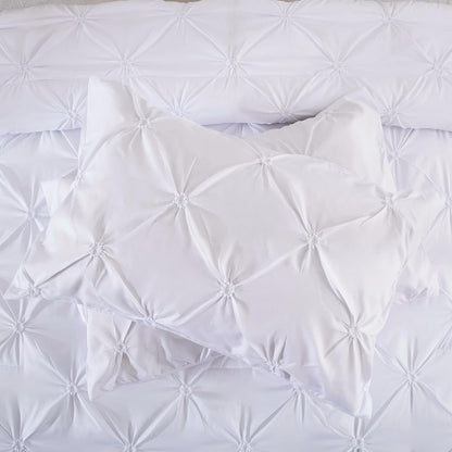 Minimal Mood white Comforter Collection – Modern 3‑Piece Set