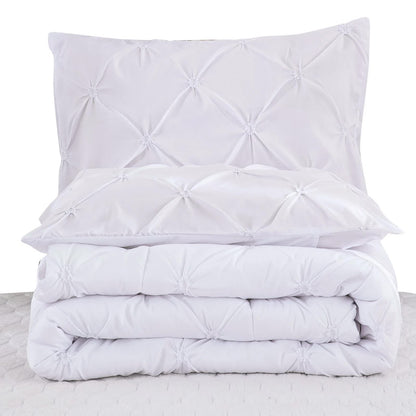 Minimal Mood white Comforter Collection – Modern 3‑Piece Set