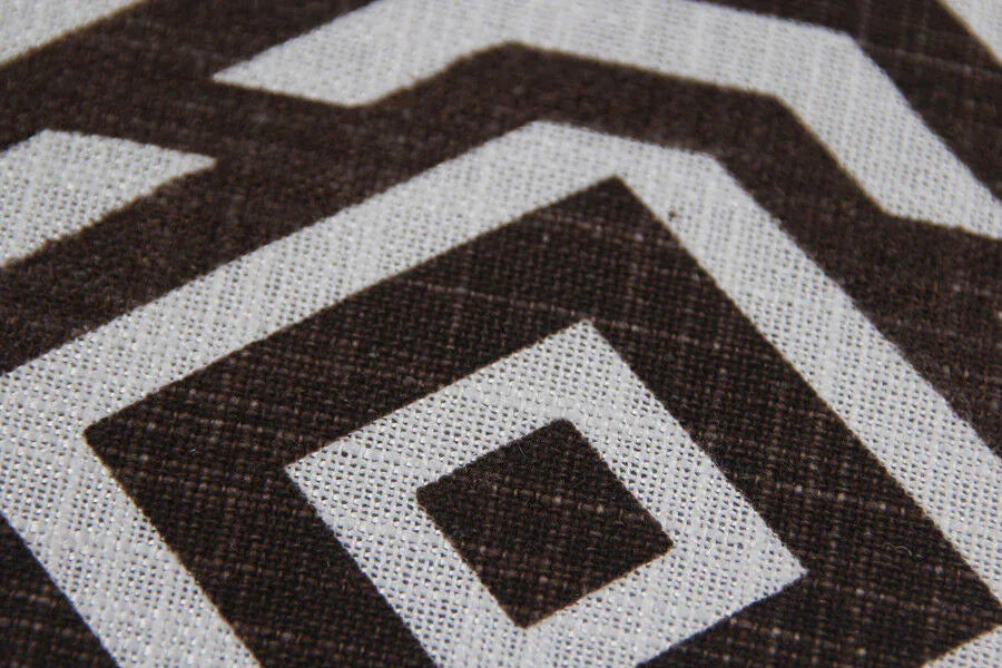 Cafe Lounge Couch Ramie Cotton Fabric Accent Dining Relax Chair Pub Seating Brown New - Mekamart Australia