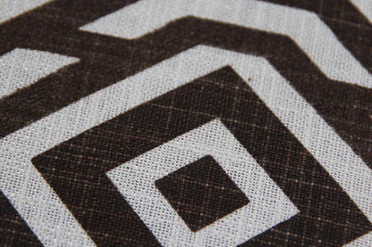 Cafe Lounge Couch Ramie Cotton Fabric Accent Dining Relax Chair Pub Seating Brown New - Mekamart Australia