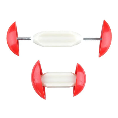 Adjustable Plastic Shoe Stretcher, Red and White, Universal Size - Mekamart Australia