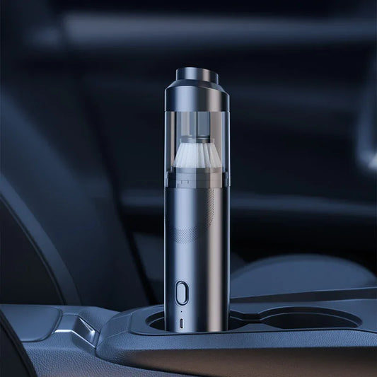 White Cordless Handheld Vacuum Cleaner with Blower Function - Compact and Rechargeable 120W Power - Mekamart Australia