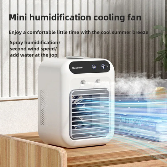 Portable Mini Air Cooler L7 with 500ml Water Tank and Humidifier Function - Mekamart Australia