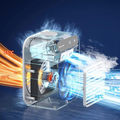 Portable Mini Air Cooler L7 with 500ml Water Tank and Humidifier Function - Mekamart Australia