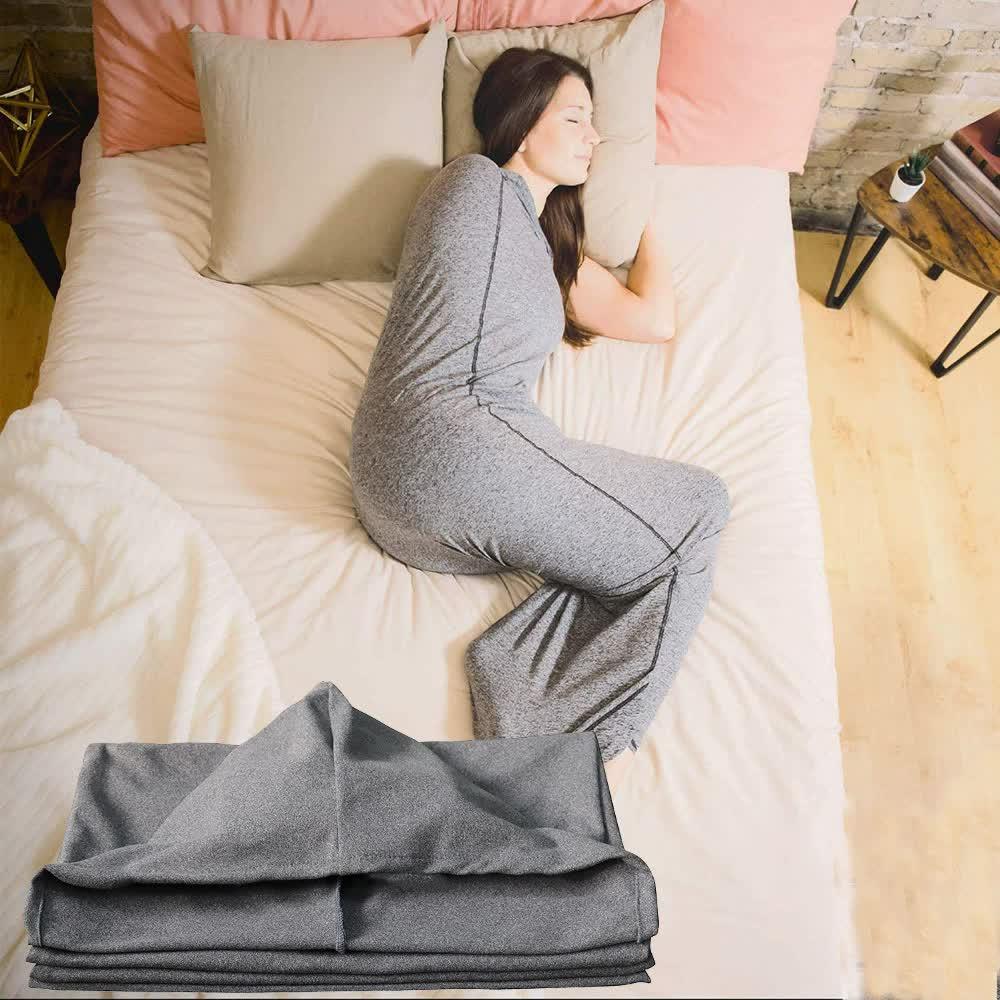 Adult Mdel 170*40cm Full-Body Stretchable Sleep Sack - Lightweight Travel and Home Sleeping Bag - Mekamart Australia