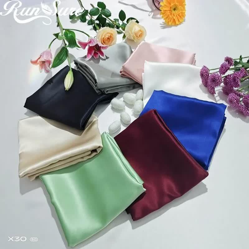 Pink Luxury Double-Sided Satin Silk Pillowcase - Summer Cooling Polyester Pillow Cover Set(Without Pillow Core) - Mekamart Australia