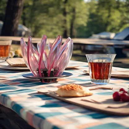 V60 Pour Over Coffee Dripper - Heat Resistant Brew Filter Cone - Purple(White Base) - Mekamart Australia