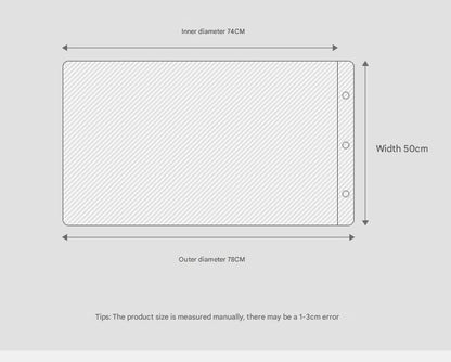 Gray Prism Snap-On Cotton Gauze Pillowcase Set - Full Coverage, Non-Slip, Easy Closure (One pair without pillow core) - Mekamart Australia