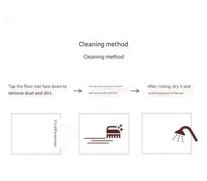 Plum in a bottle Diatomaceous Earth Bathroom Mat - Vintage Design, Fast-Dry Anti-Slip 40*60cm