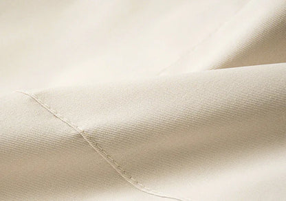 Khaki Waterproof & Oil-Proof Apron - Adjustable Kitchen Apron with Pockets