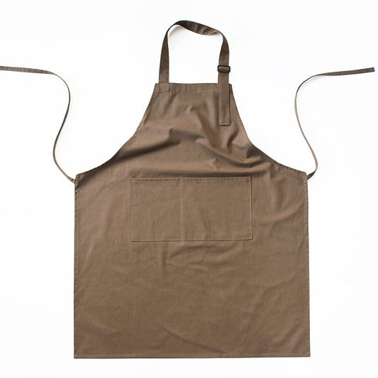 Brown Waterproof & Oil-Proof Apron - Adjustable Kitchen Apron with Pockets