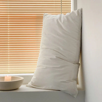 White 100% Cotton Pillowcase Set - Envelope Closure(without pillow core) - Mekamart Australia