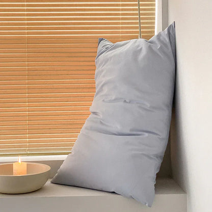 Light Blue 100% Cotton Pillowcase Set - Envelope Closure(without pillow core) - Mekamart Australia