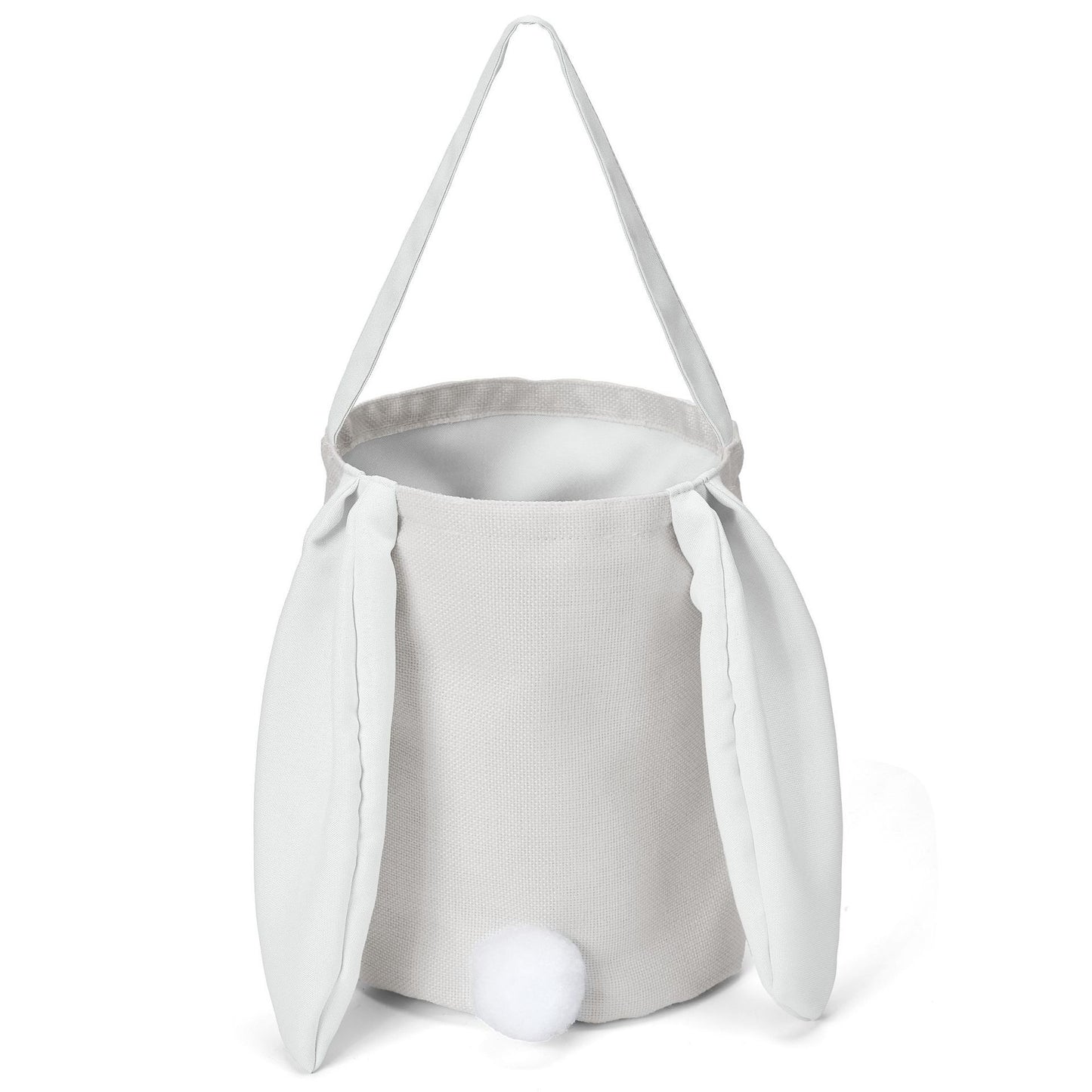 White Adorable Easter Bunny Ear Tote Bag - Stylish Rabbit-Themed Candy Bag