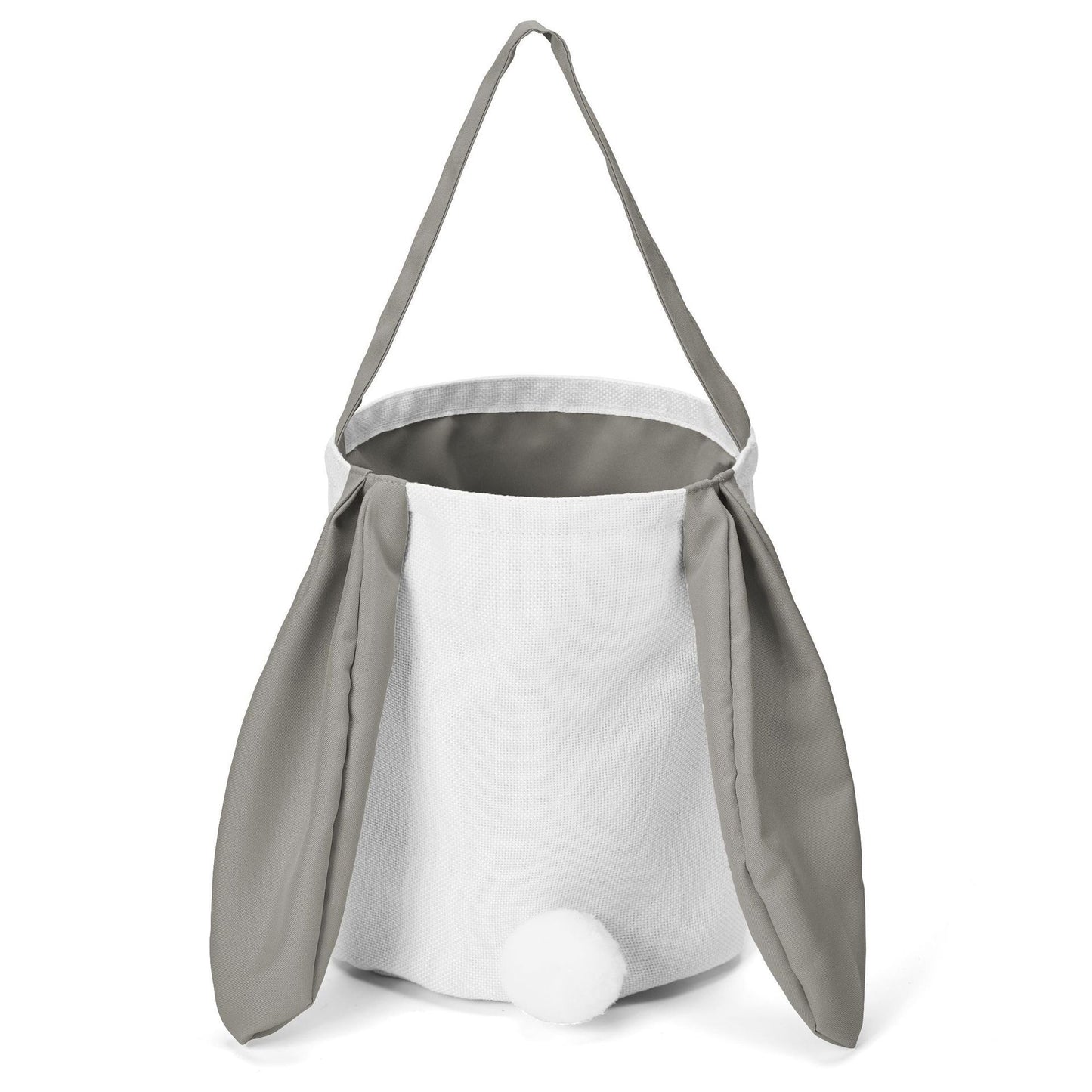 Grey Adorable Easter Bunny Ear Tote Bag - Stylish Rabbit-Themed Candy Bag