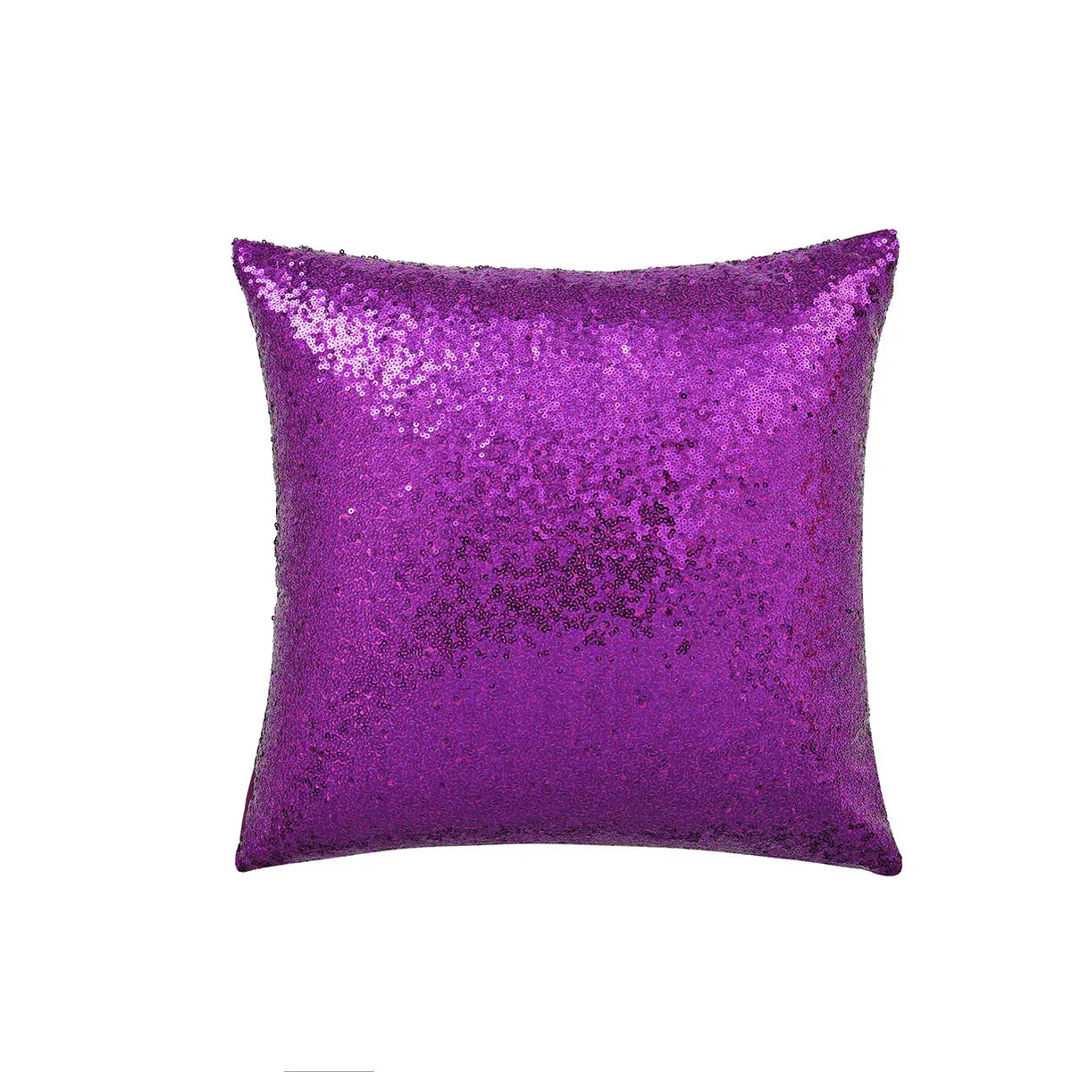 Shiny Sequin Pillowcase - Single-sided gorgeous pillowcase (Purple pair: 40x40cm) - Mekamart Australia
