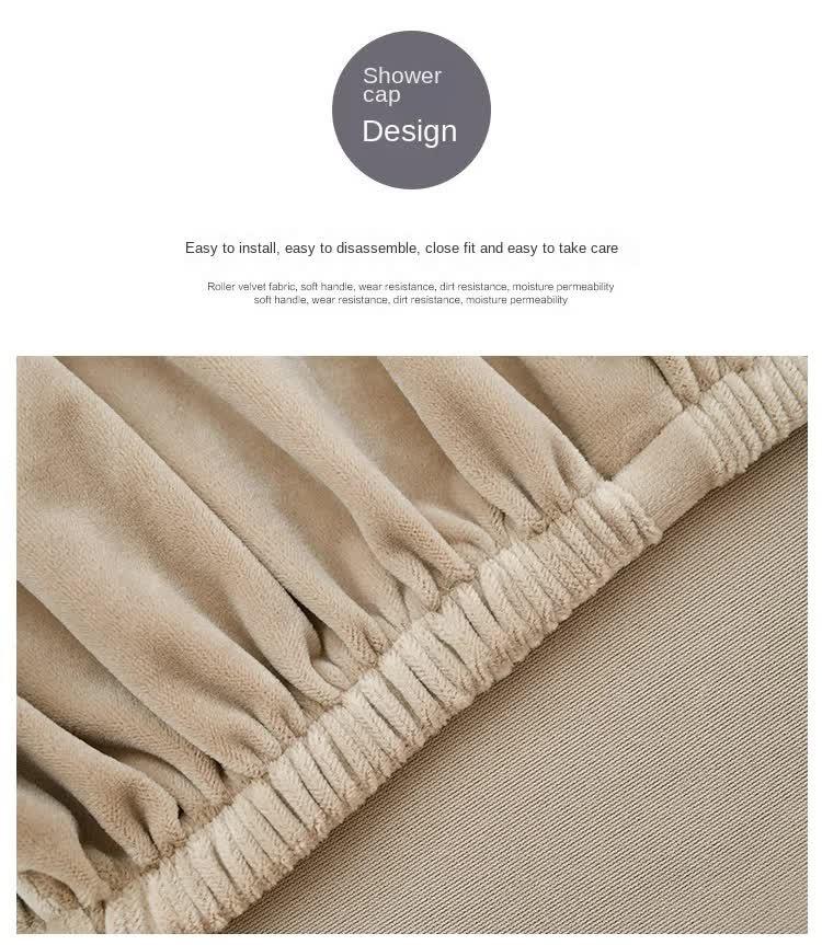 2 Pcs Claret Elegant Polyester Sofa Cover - Full Protection Against Cat Scratches & Wear - Mekamart Australia