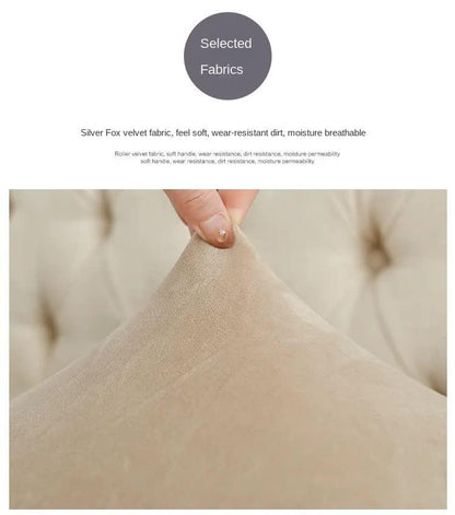 2 Pcs Green Elegant Polyester Sofa Cover - Full Protection Against Cat Scratches & Wear